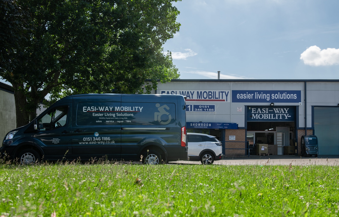 Easi Way exterior and van